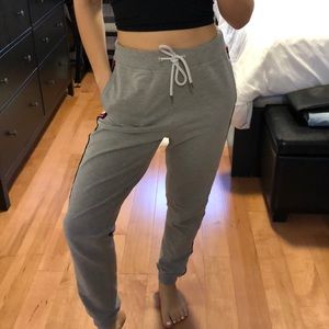 Grey sweatpants